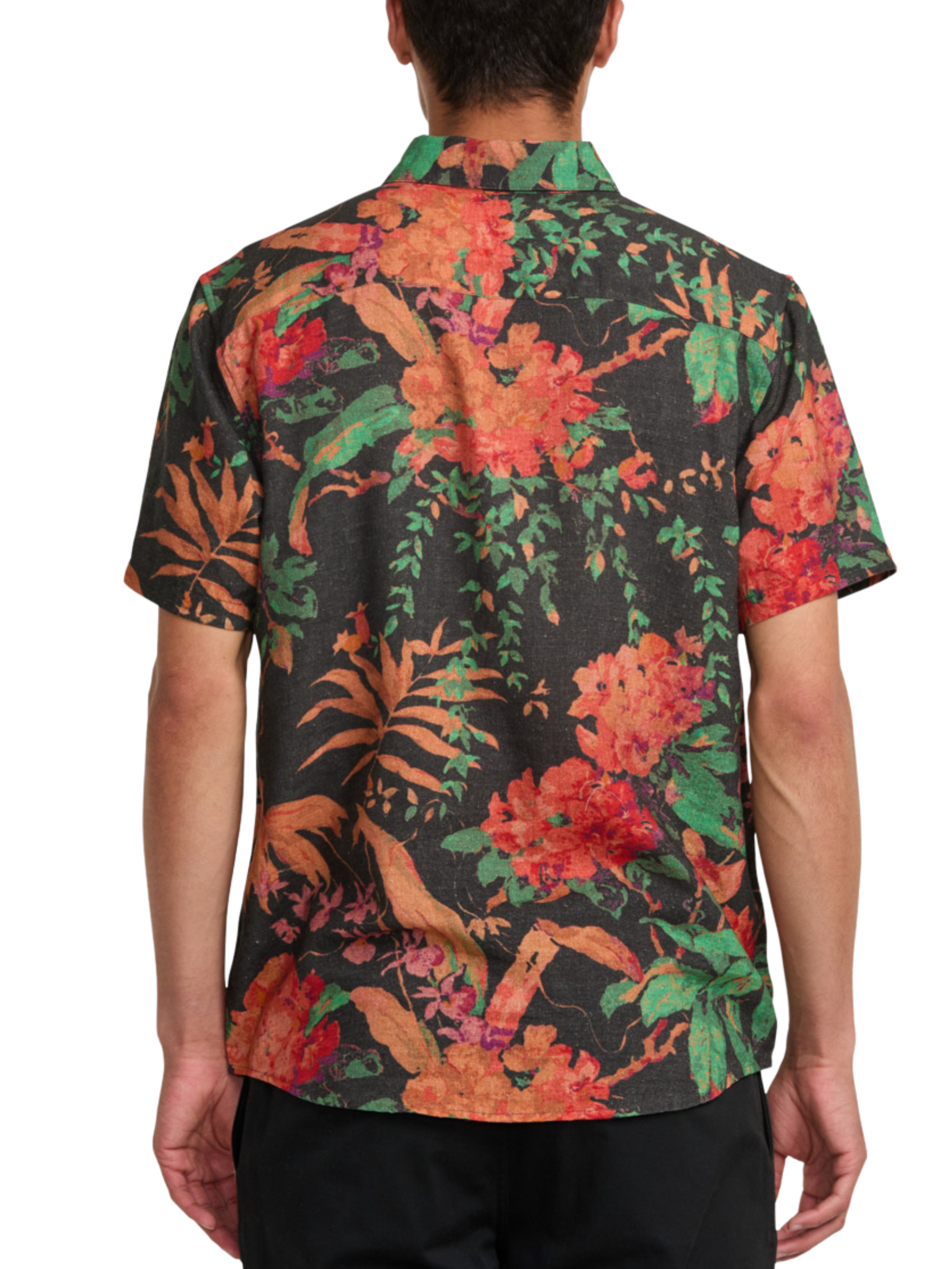 RVCA Tapestry Hemd Schwarz