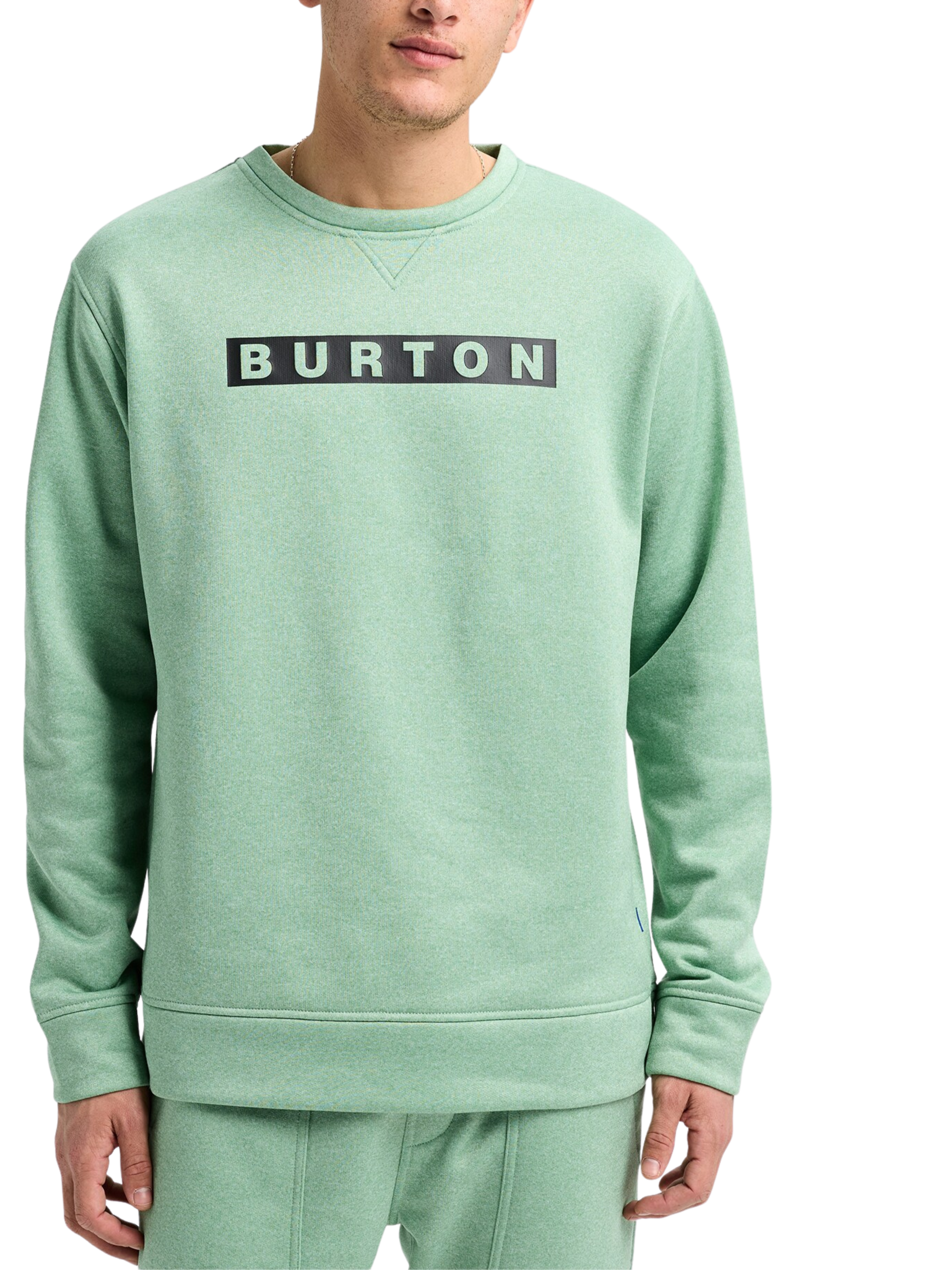 Sudadera Burton Oak Crewneck Pullover para hombre | Soft Sage Heather