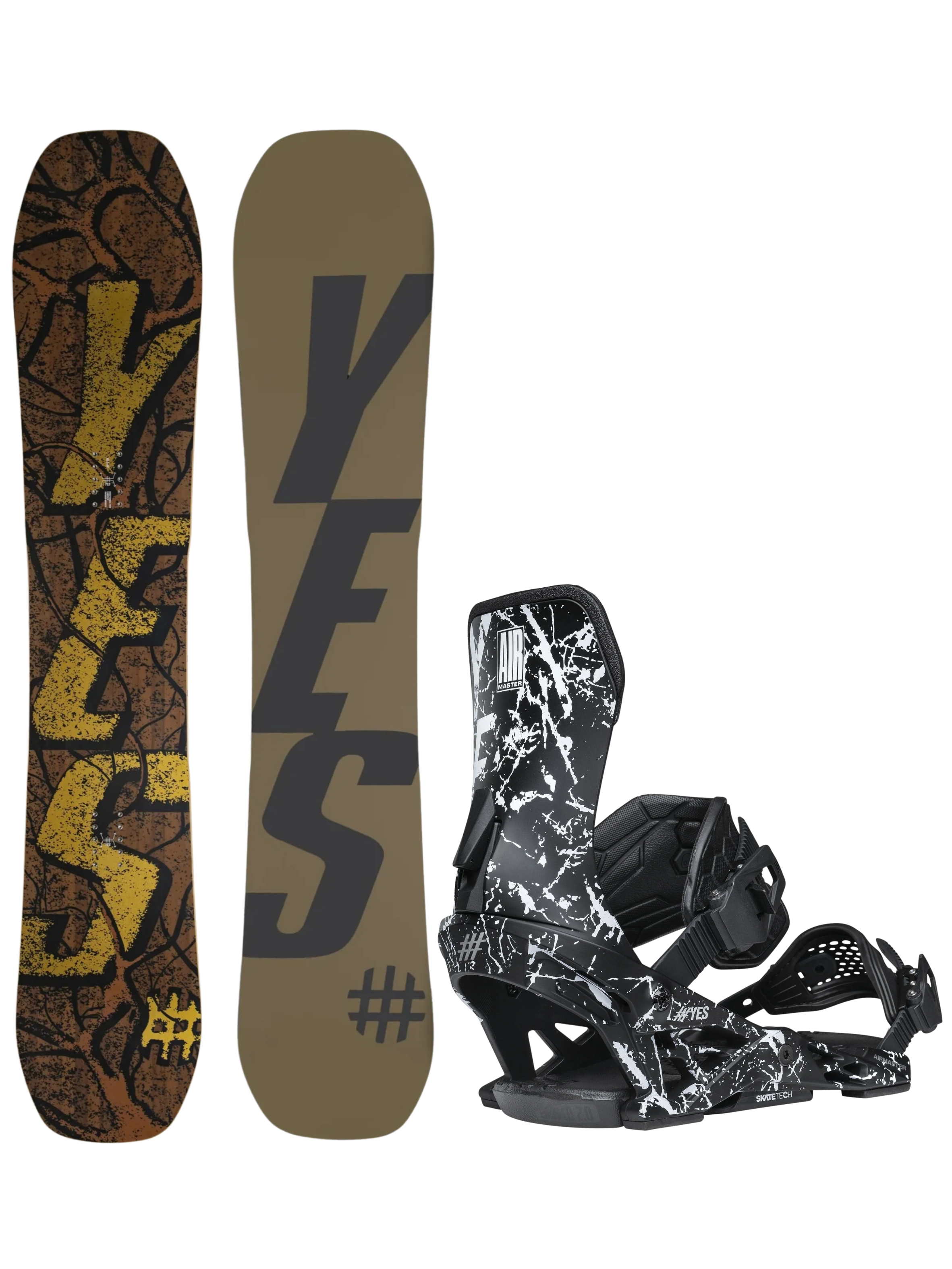 Pack Snowboard Yes All-In 154 + Yes Airmaster M (40-43)