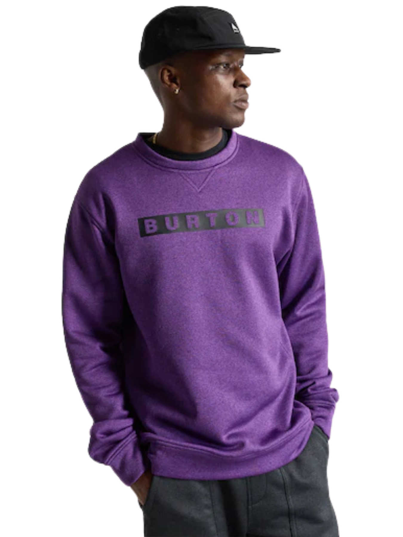 Moletom técnico Burton Oak Crew - Imperial Purple Heather