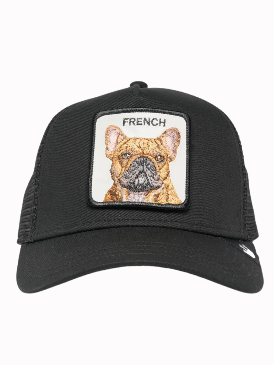 Boné Trucker Goorin Bros The French Frenchie - Preto | Novos produtos | Produtos mais recentes | Produtos mais vendidos | Produtos mais vendidos | surfdevils.com