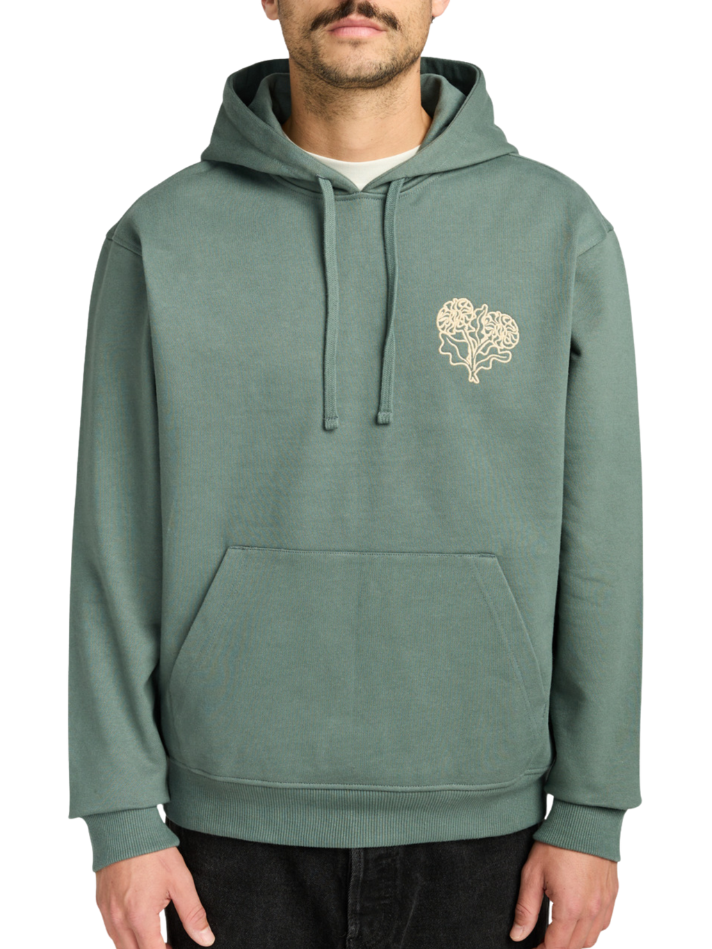 RVCA Flower Balance Sweatshirt | Balsam Green