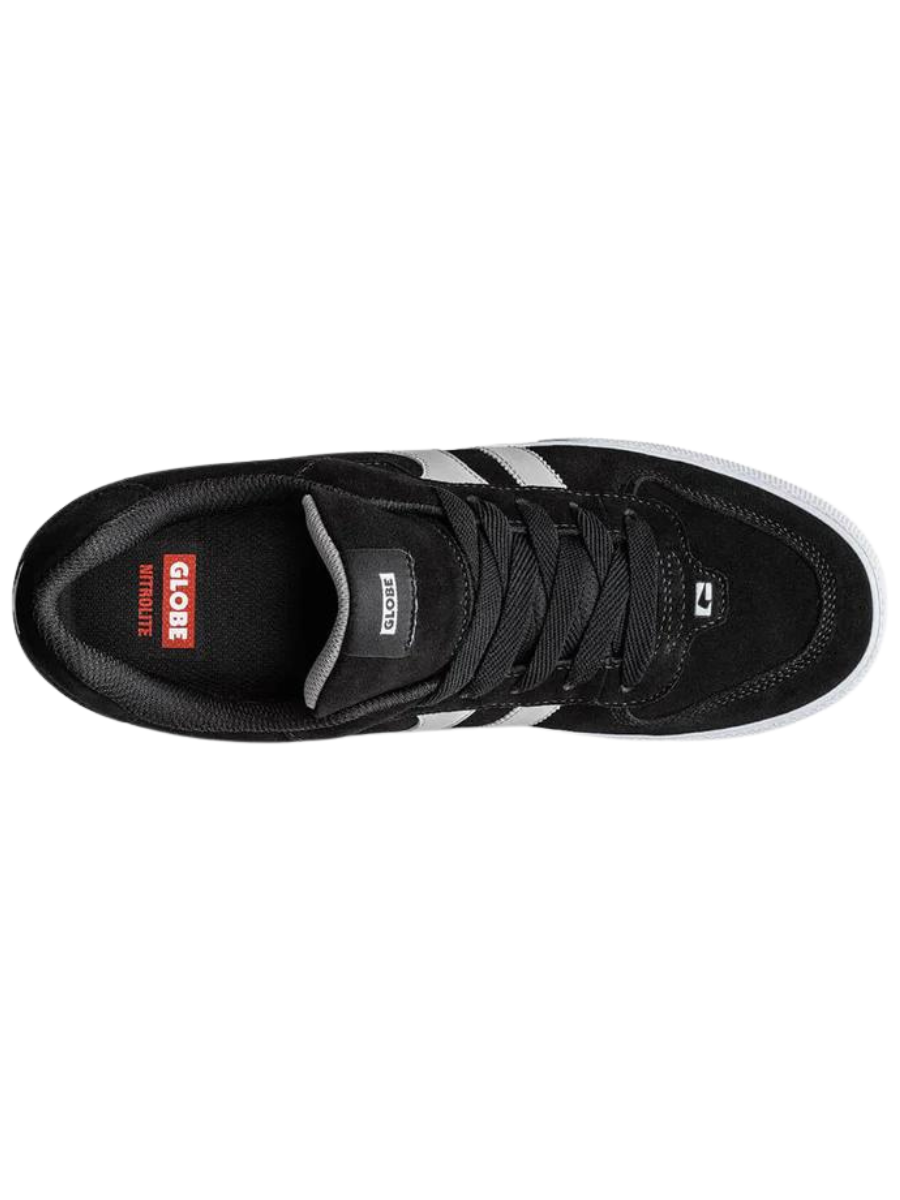 Chaussures de skate Globe Encore 2 - Noir/Gris clair | Nouveaux produits | Produits les plus récents | Produits les plus vendus | surfdevils.com