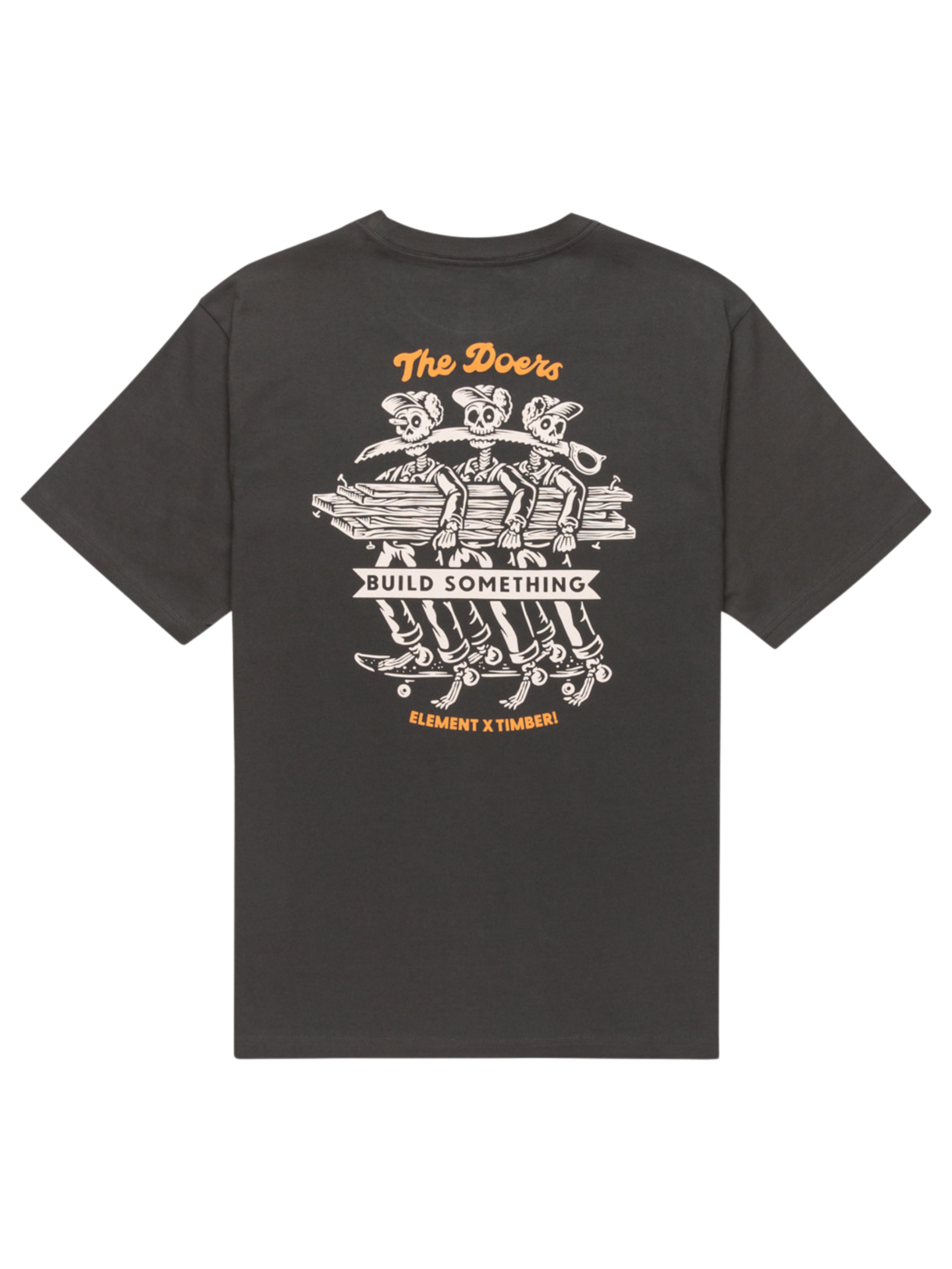 Element Timber Skeleton Gang T-Shirt – Off Black