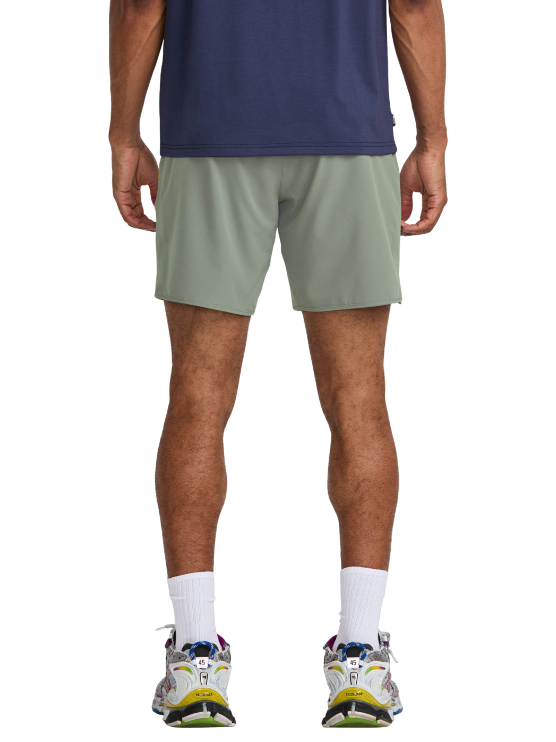 Pantalon Corto Rvca Yogger Stretch 17" - Sage Leaf