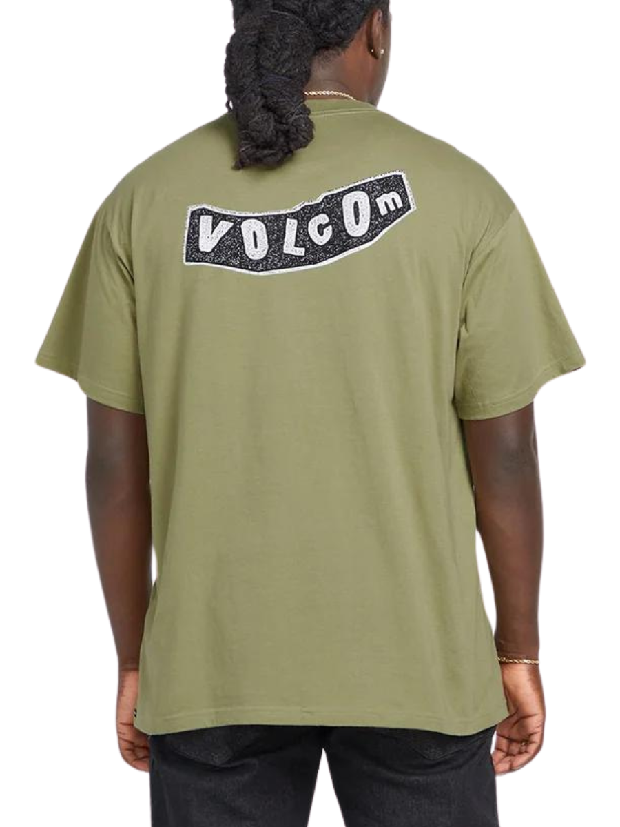 T-shirt Volcom Skate Vitals Originator - Verde timo