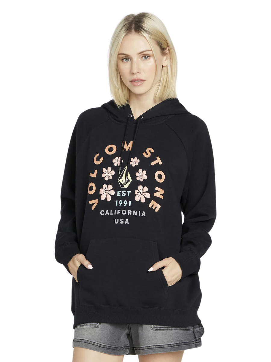 Sweat-shirt pour Filles Volcom Truly Stoked - Noir