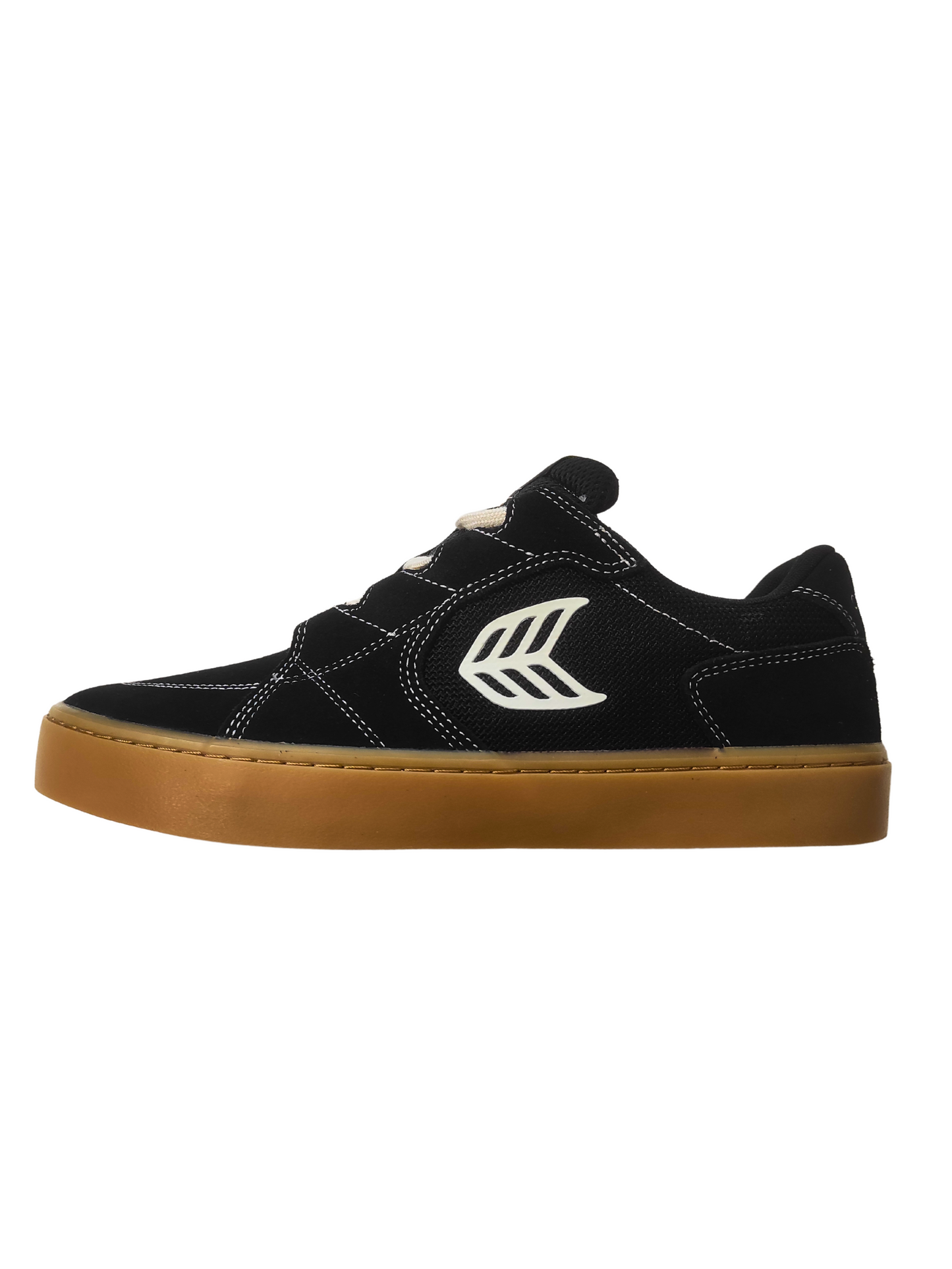 Sapatos Cariuma T20 Pro - Gum Black Suede Mesh Ivory