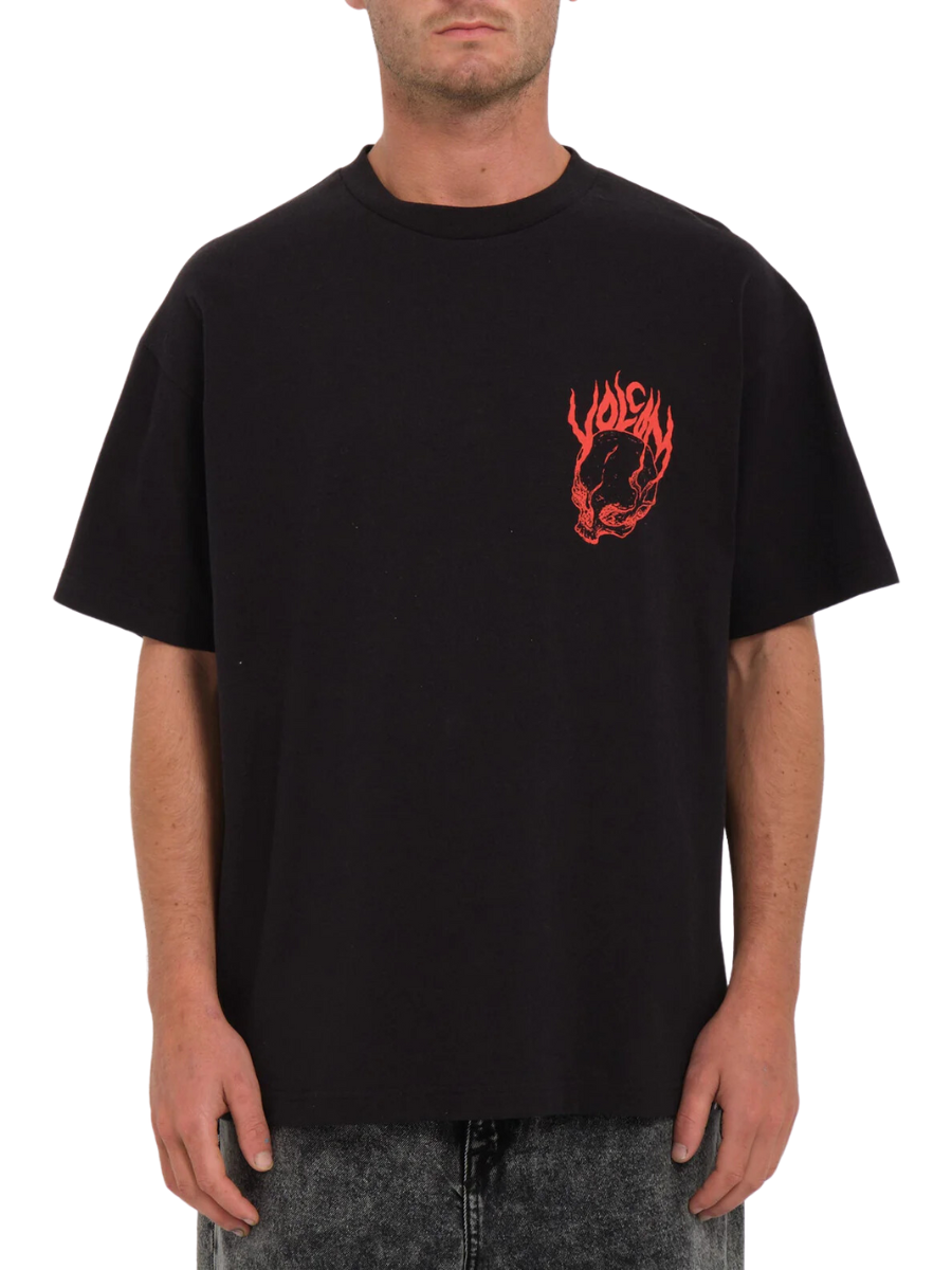 Volcom T-shirt Tomstone - Noir | Nouveaux produits | Produits les plus récents | Produits les plus vendus | surfdevils.com