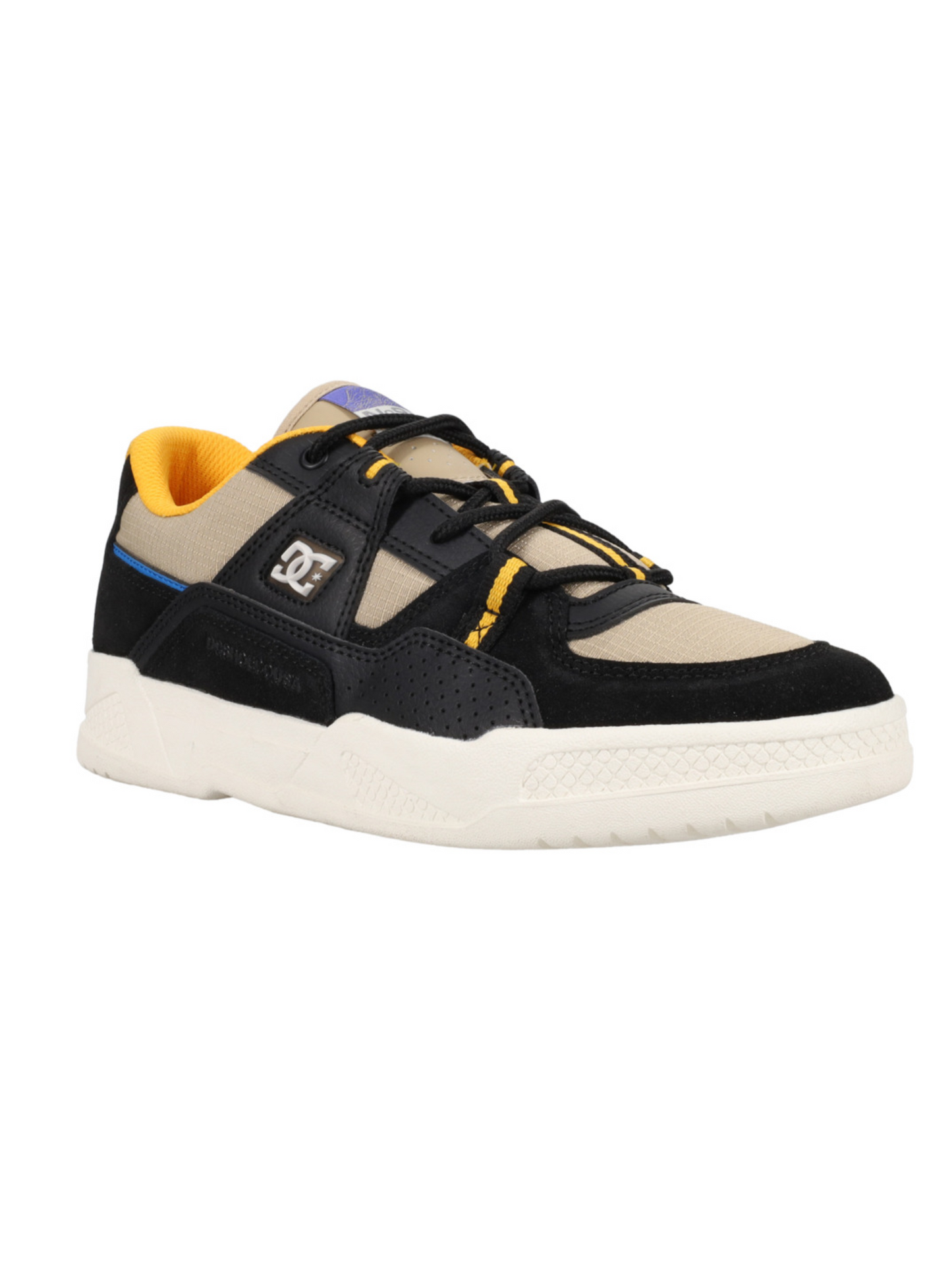 DC Shoe Construct Sapatilhas - Preto/Laranja/Azul