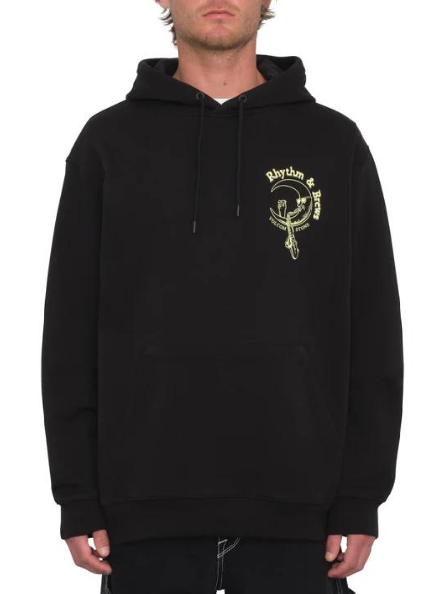 Volcom Skate Terrystoned Hoodie - Black
