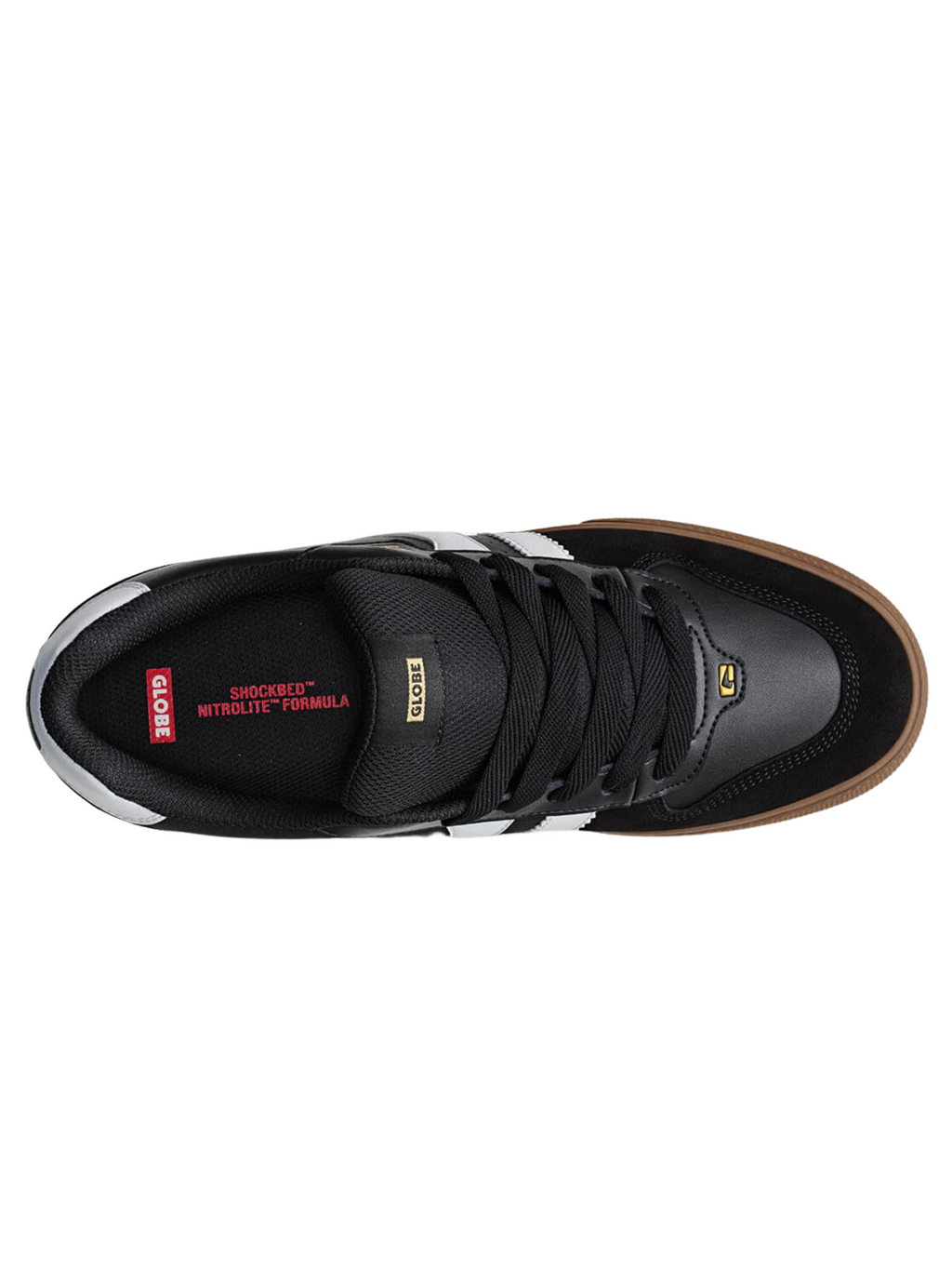 Sapatos Globe Encore 2 - Preto/Branco/Tabaco