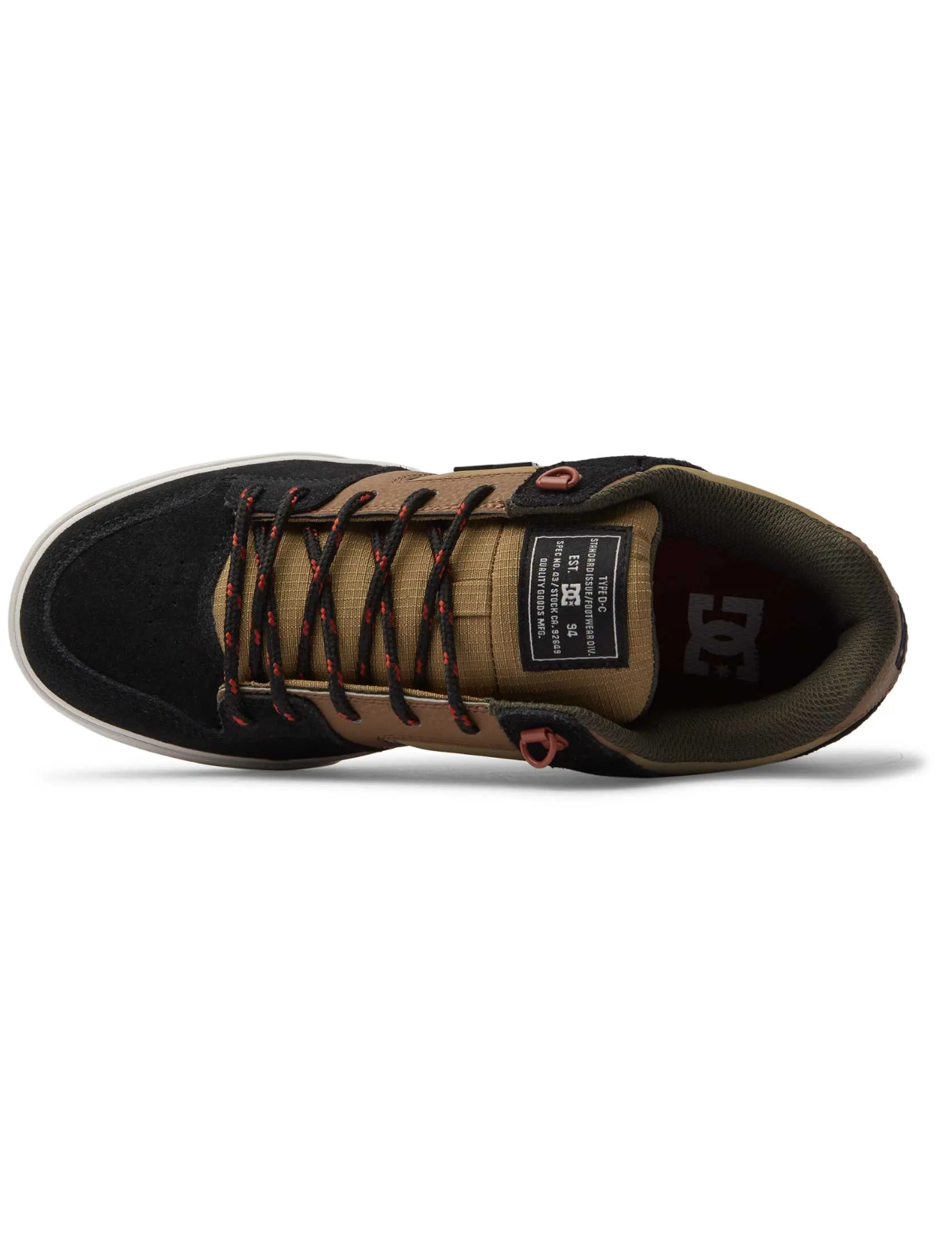 DC Shoes Tênis Pure WNT - Marrom/Marrom/Verde