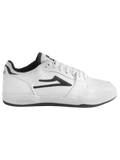 Lakai Telford Low White/Black Leather Skate Shoe