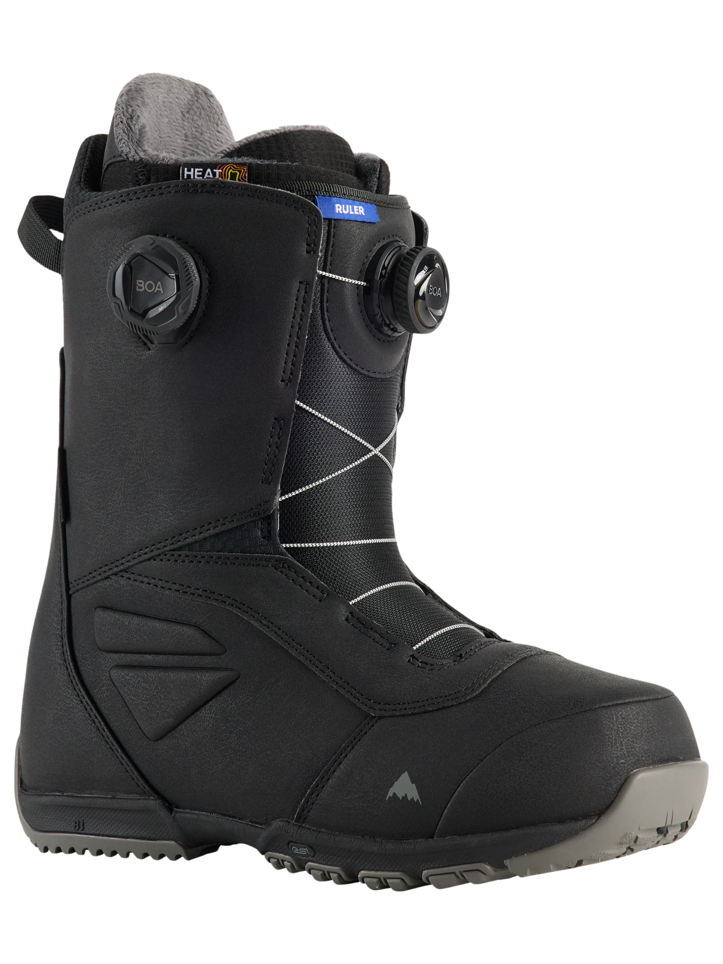 Burton Ruler BOA Snowboard Boots Black – precision fit and all-mountain response