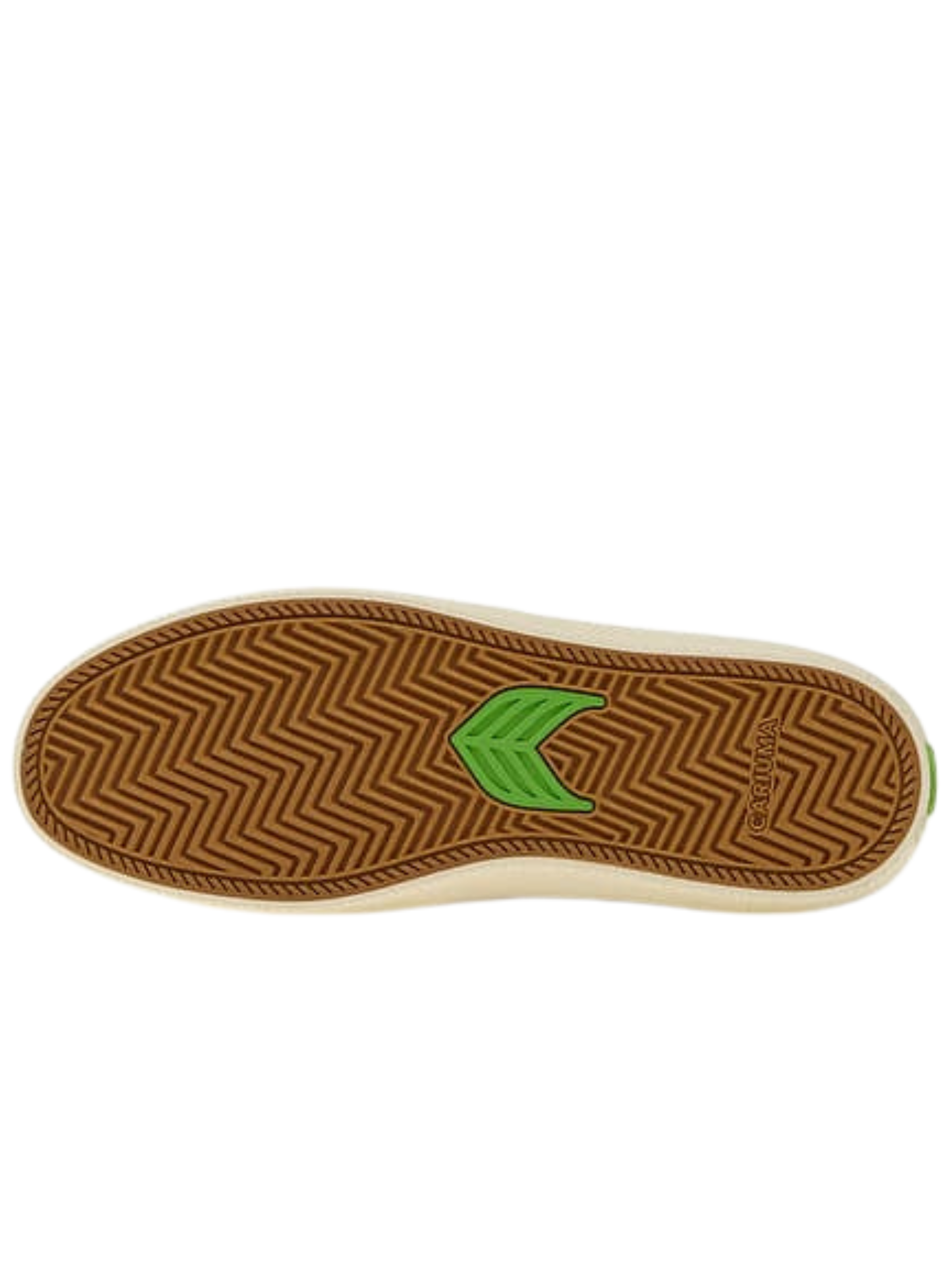 Cariuma Luan Pro Schuhe | Olivgrünes Wildleder, elfenbeinfarbenes Logo, gebranntes Olivgrün