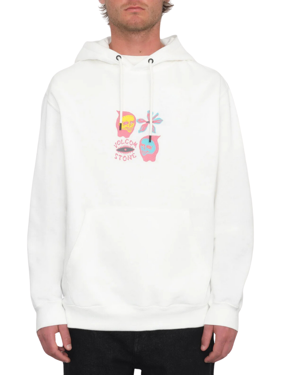 Sweat à capuche Volcom Earth Tripper - Blanc cassé