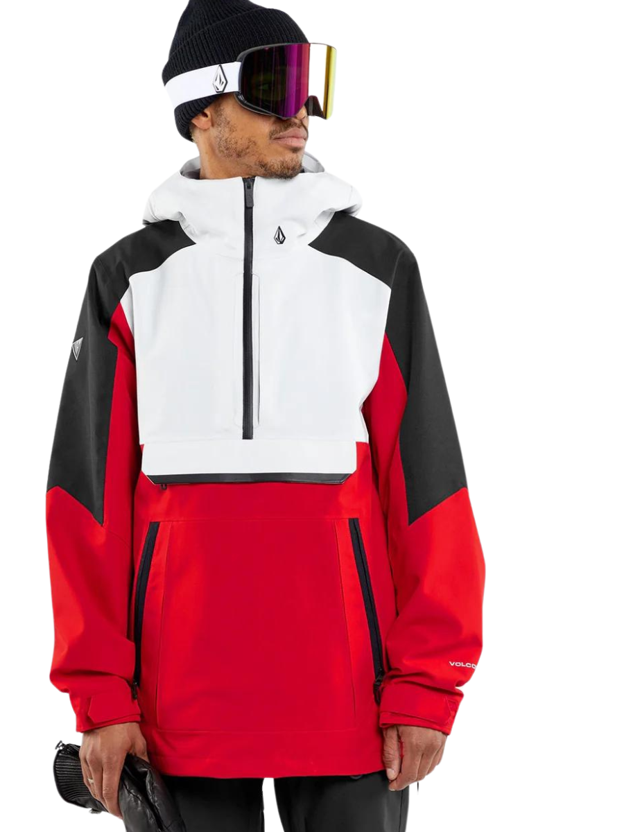 Volcom Brighton Pullover Snowboard Jacket - Red