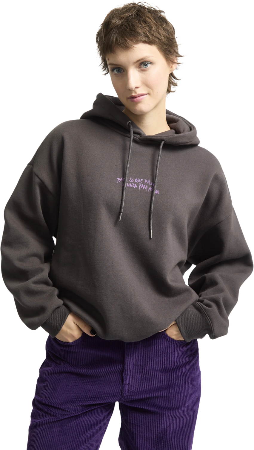 Volcom Moove On sudadera con capucha mujer detail 5 | Vintage Black