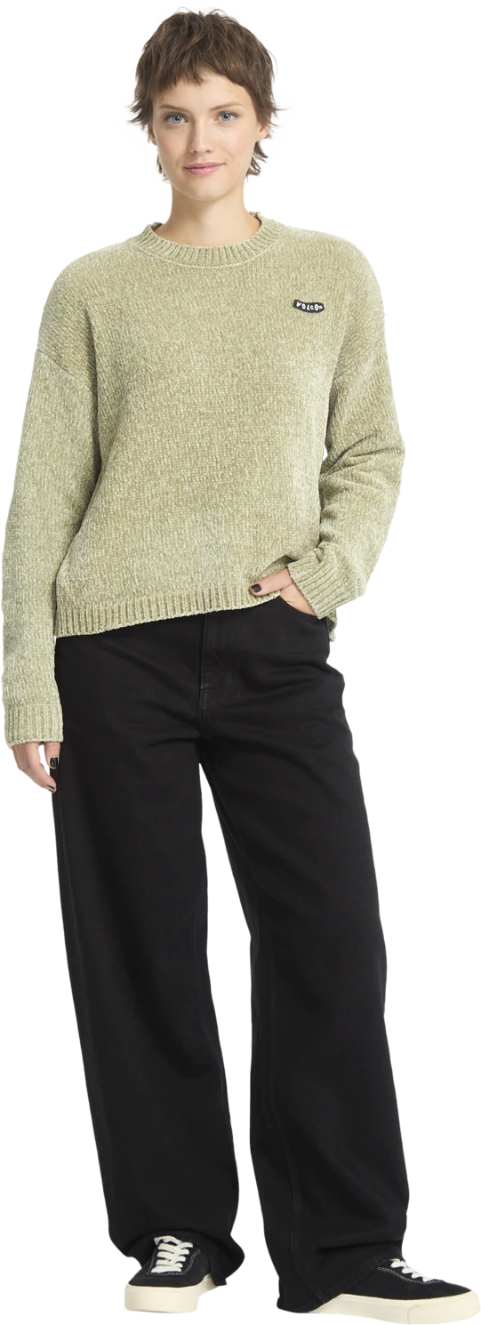 Volcom Bubble Tease jersey mujer detail 7 | Green Tea