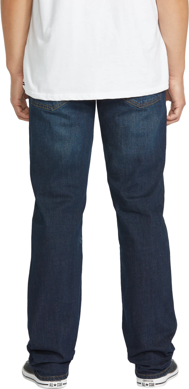 Volcom Solver Jeans pantalón tejano hombre detail 1 | New Vintage Blue