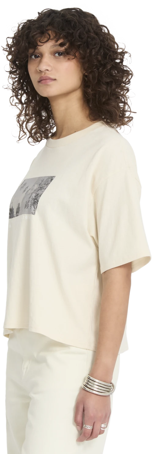Volcom BLISS TEE camiseta manga corta mujer detail 4 | Vintage White