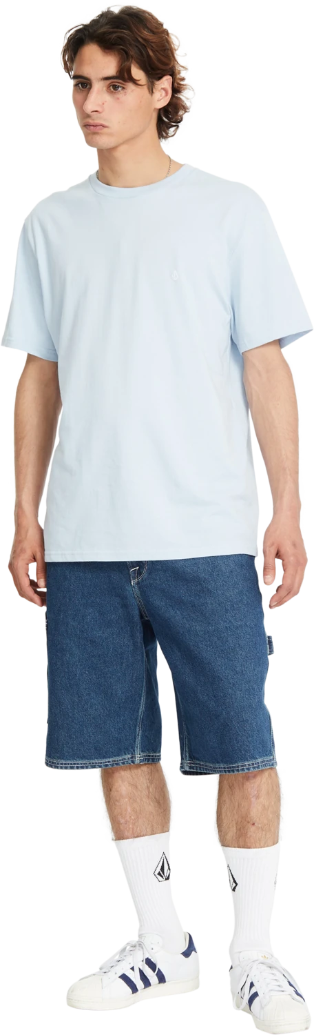 Volcom Stone Blanks camiseta manga corta hombre detail 5 | Carolina Blue