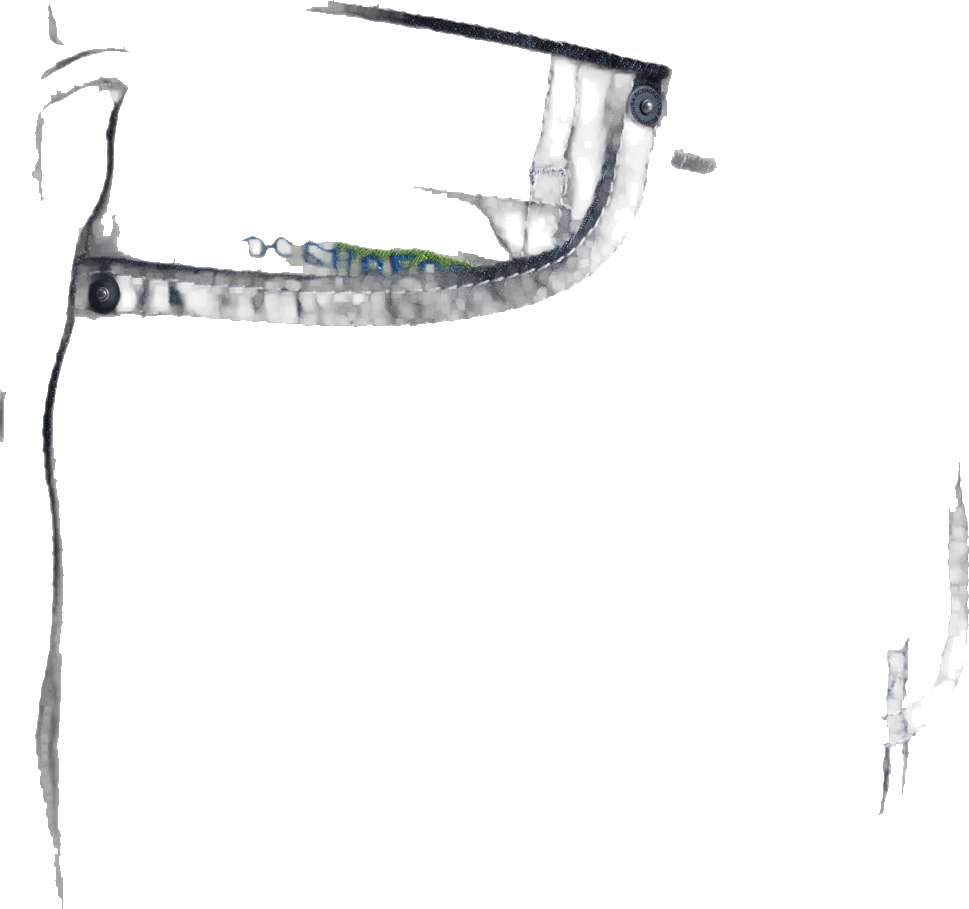 DC Shoes DC Baggy denim short detail 2 | Negro