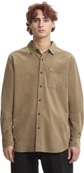Volcom Zander Shirt camisa manga larga hombre | Teak