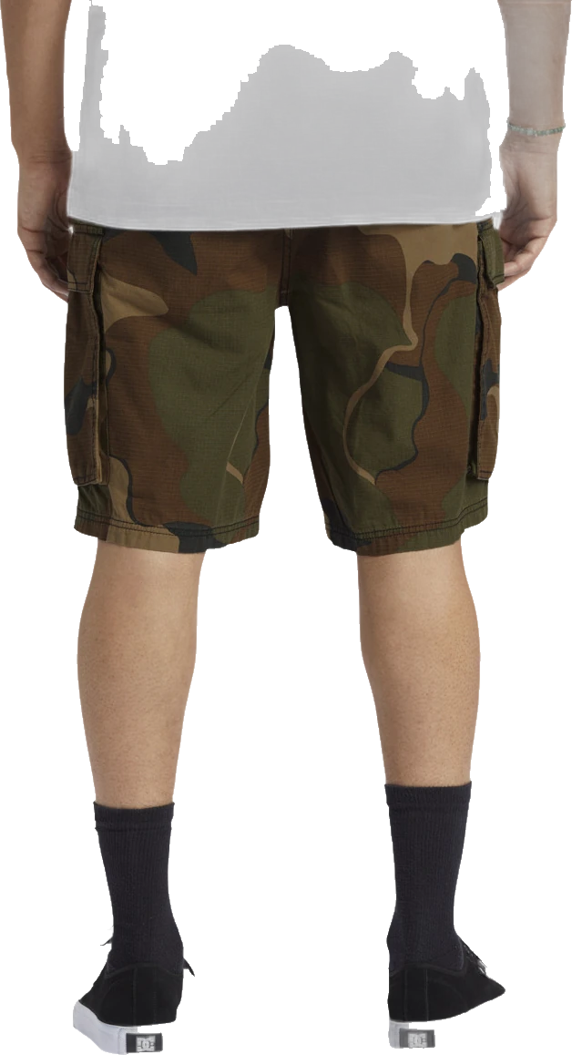 DC Shoes DC Tundra 22" Short Cargo Abstract Camo elastic waist short hombre detail 1 | Abstract Camo