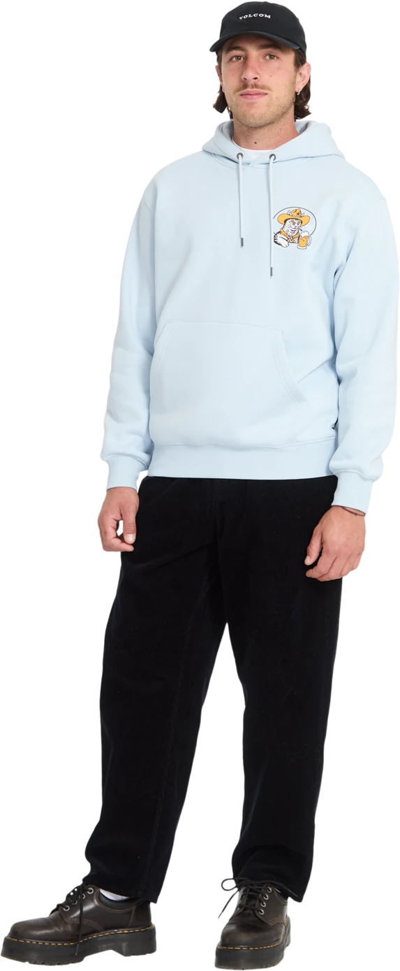 Volcom NODER PO sudadera con capucha hombre detail 7 | Light Blue Acid