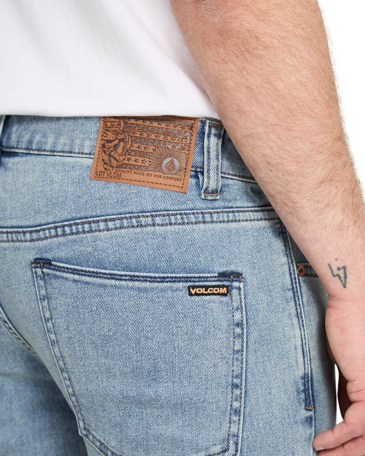 Volcom VORTA DENIM pantalón tejano hombre detail 3 | Dust Bowl Indigo