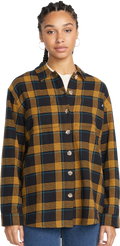 Volcom OVERSIZE ME LS camisas mujer | Black