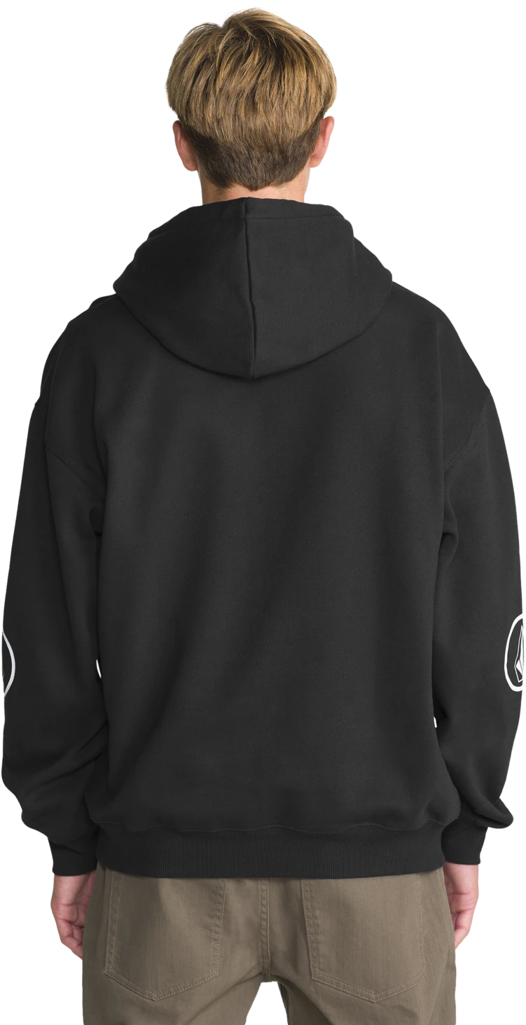 Volcom REMASTERED STONE PO sudadera con capucha hombre detail 1 | Antique Black