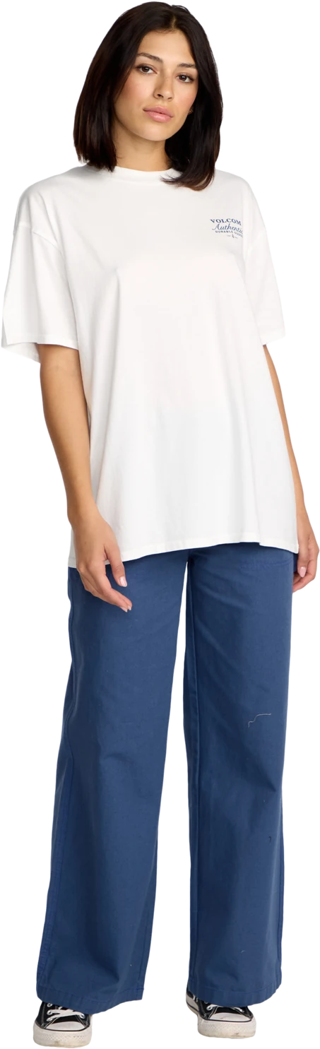 Volcom Stones Throw camiseta manga corta mujer detail 4 | Star White