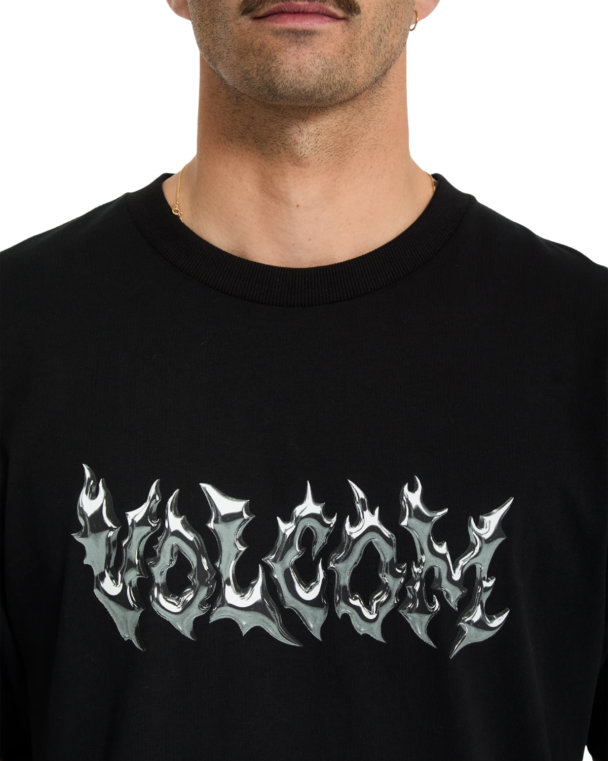 Volcom SLAG SST camiseta manga corta hombre detail 3 | Black