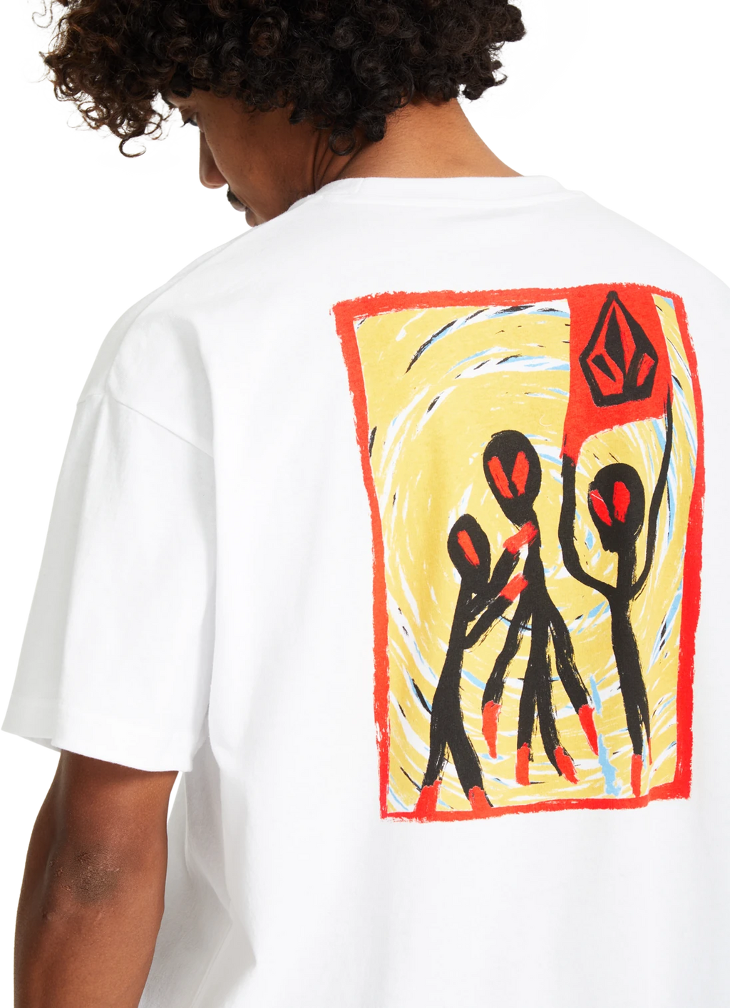 Volcom Gonyvaders Lse camiseta manga corta hombre detail 6 | WHITE