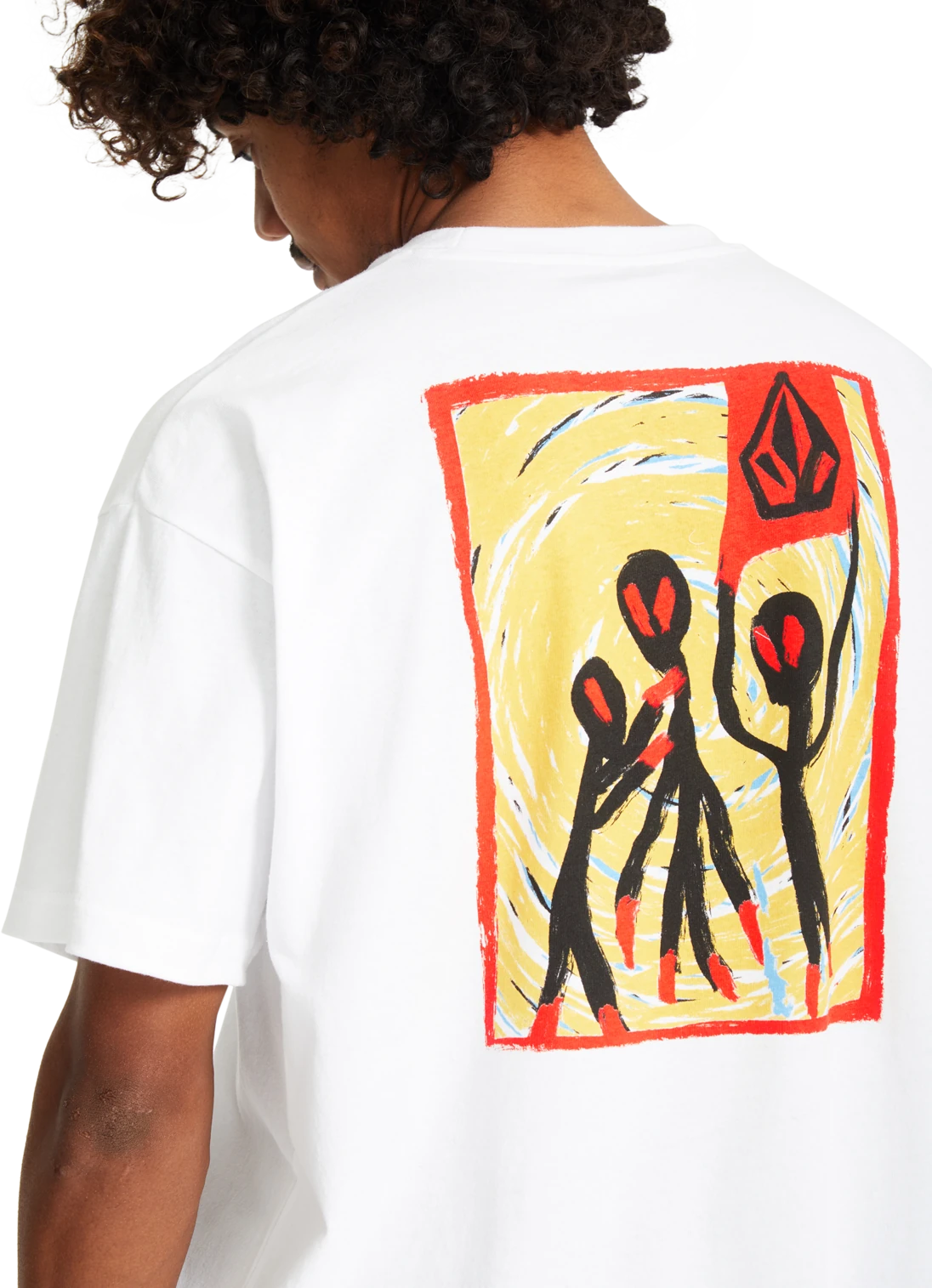 Volcom Gonyvaders Lse camiseta manga corta hombre detail 6 | WHITE