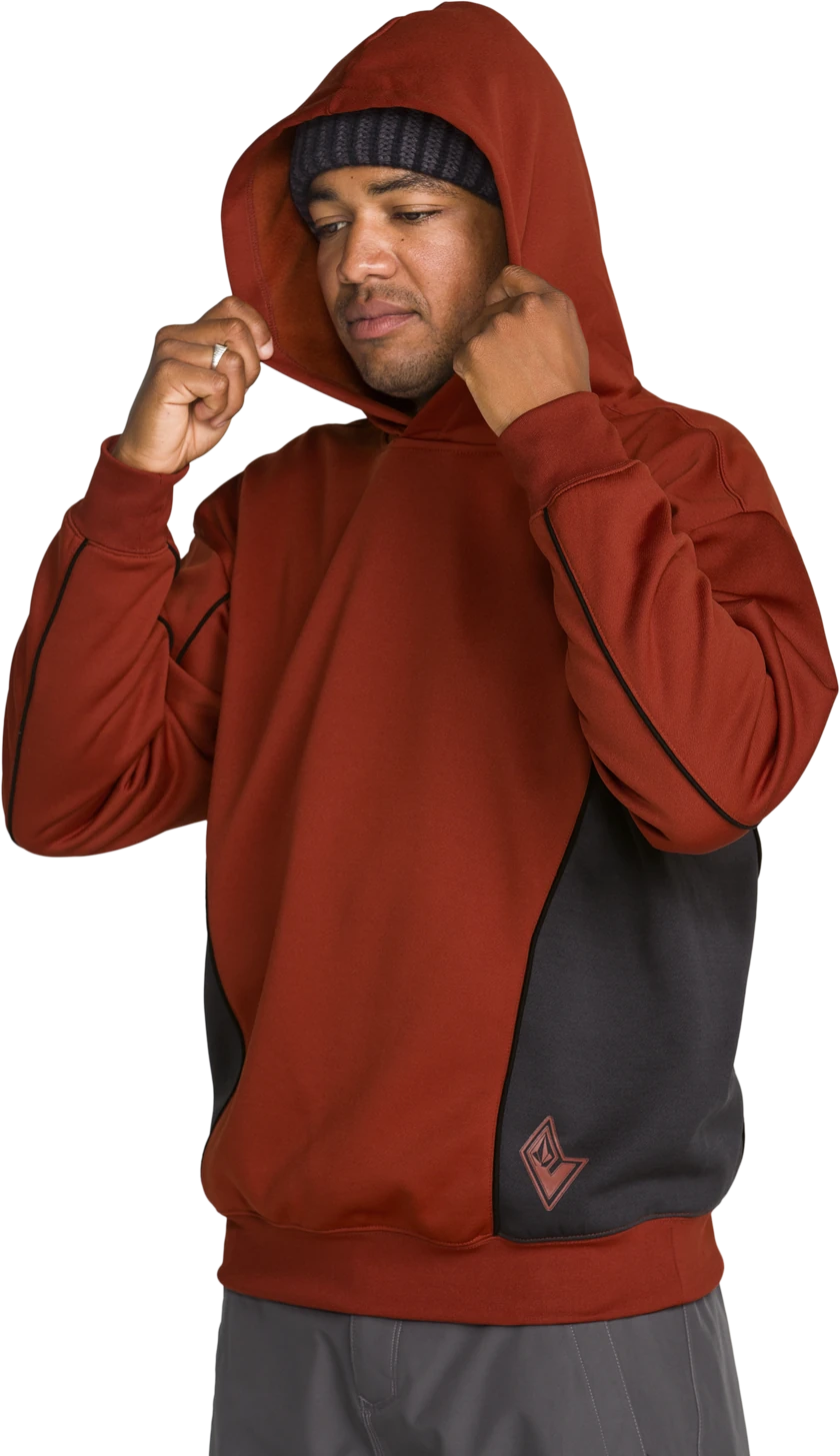 Volcom VITAL HYDRO P/O sudadera con capucha hombre detail 3 | Burnt Orange