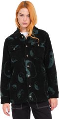 Volcom SILENT SHERPA JACKET chaquetas y abrigos mujer | Black Combo