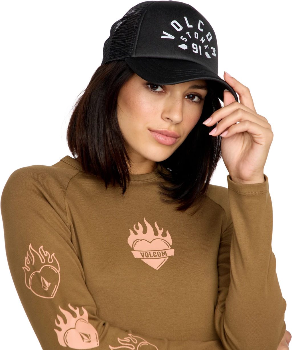 Volcom Into Paradise gorra mujer detail 2 | Vintage Black