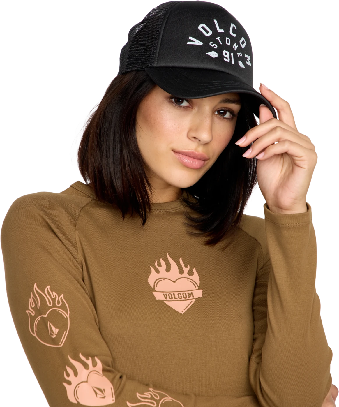 Volcom Into Paradise gorra mujer detail 2 | Vintage Black