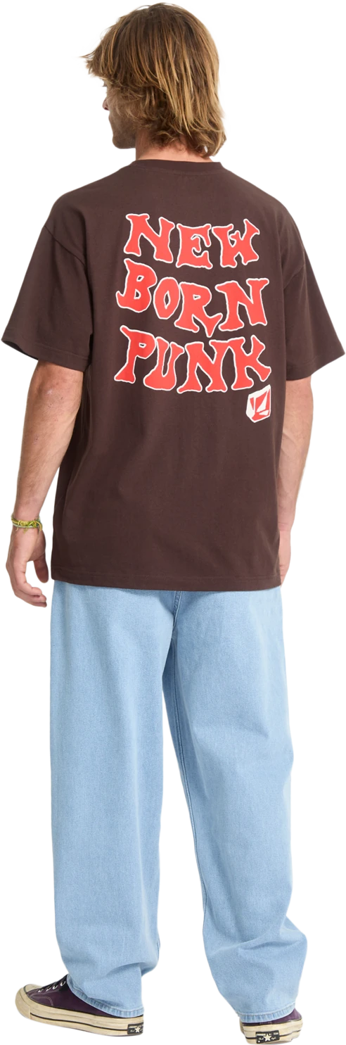 Volcom New Born camiseta manga corta hombre detail 7 | Cacao