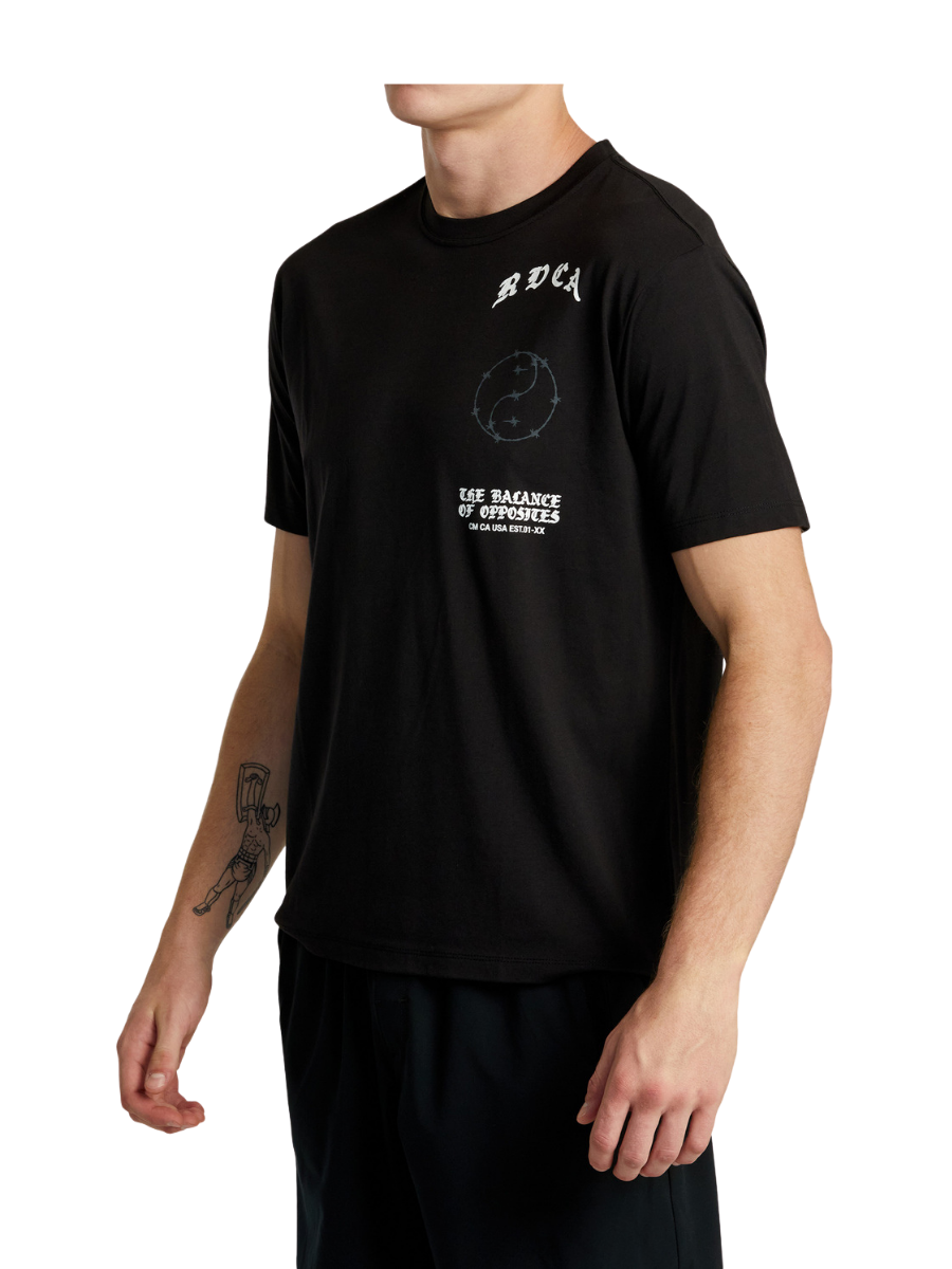 RVCA VA Barb T-Shirt – Schwarz | meistverkaufte Produkte | Meistverkaufte Produkte | Neue Produkte | Neueste Produkte | surfdevils.com