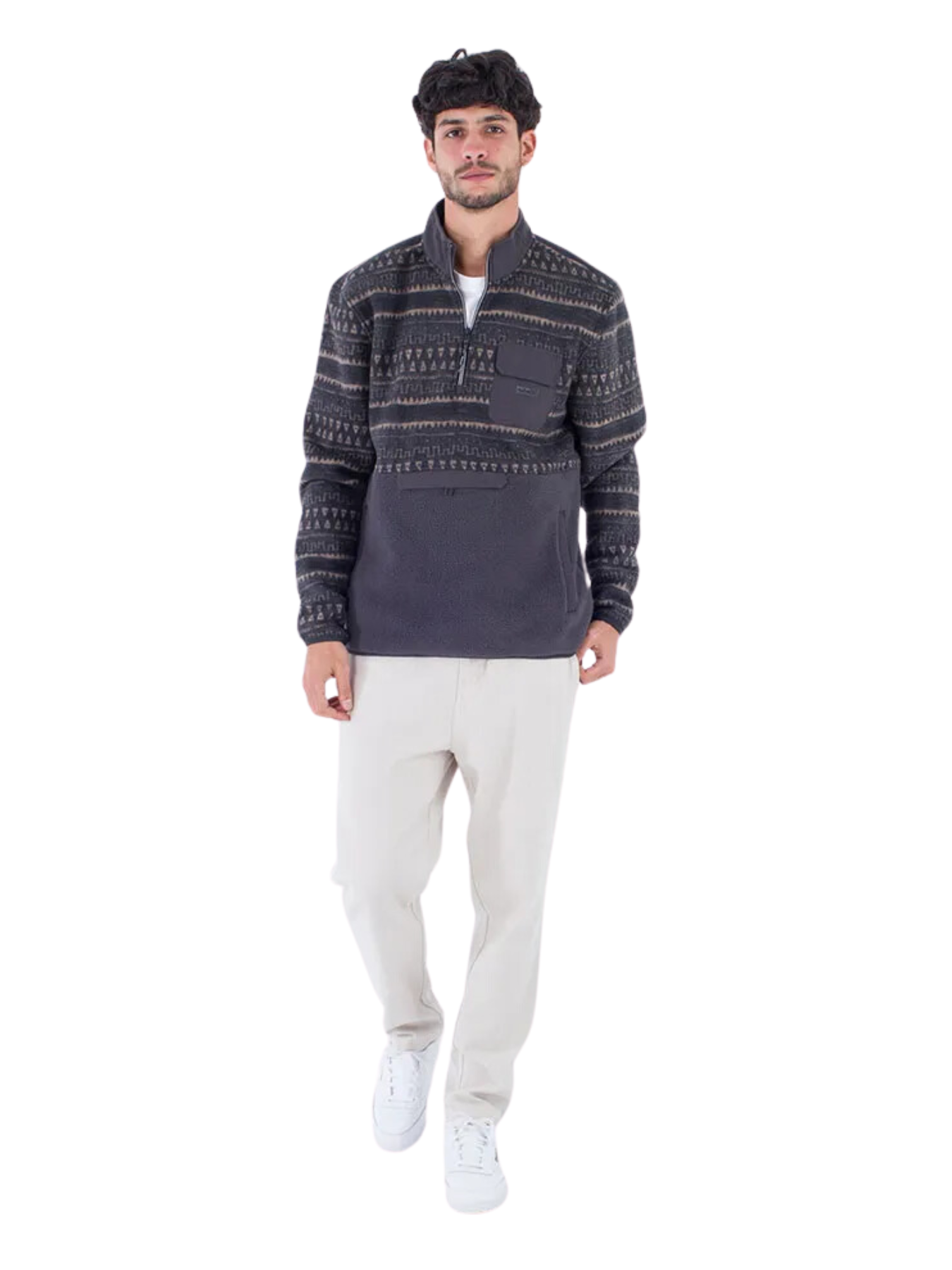 Forro Polar con cremallera 1/4 - Hurley Burrito Sherpa Track - Black | Meistverkaufte Produkte | Neue Produkte | Neueste Produkte | Sammlung_Zalando | Snowboard-Shop | Snowboard-Sweatshirts | surfdevils.com