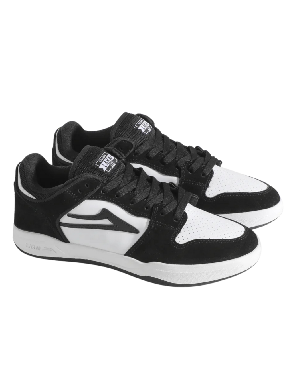 Zapatilla Lakai Telford Low Black White Leather