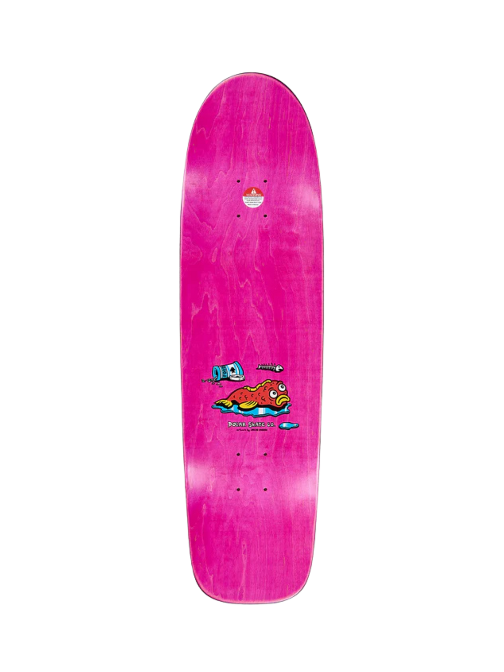 Polar Dane Brady Surf Jr Fish Bowl Wheel Wells 8.75" Skateboard Deck