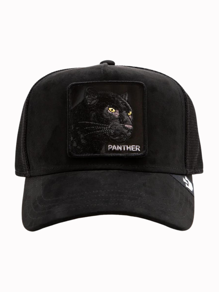 Cappellino trucker The Panther in pelle scamosciata di Goorin Bros - Nero | Nuovi prodotti | Prodotti più recenti | Prodotti più venduti | Prodotti più venduti | surfdevils.com