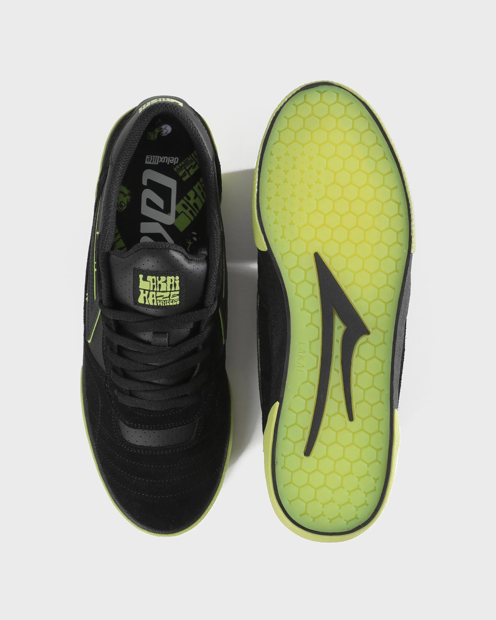 Lakai Men's Cambridge calzado hombre detail 4 | ACID LIME BLACK CRYSTAL