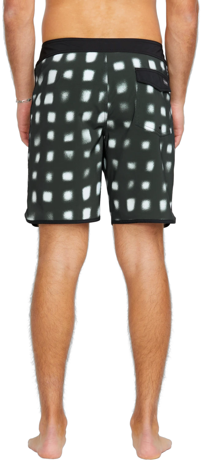 Volcom Infuse Scallop Mod 19 boardshort hombre detail 1 | Black